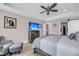 Comfortable main bedroom with sitting area, en suite bathroom and walk-in closet at 2827 Wagner Way, Mount Pleasant, SC 29466