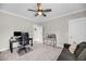 Versatile office space with functional work area and comfortable sofa for relaxation at 2827 Wagner Way, Mount Pleasant, SC 29466