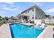 Beautiful backyard with pool and patio, perfect for entertaining outdoors at 2827 Wagner Way, Mount Pleasant, SC 29466