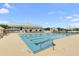 A large pool is ready for the residents to enjoy on a hot summer day at 317 Pimpernel St, Summerville, SC 29483