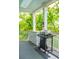 View of the deck featuring a stainless steel propane grill and built in countertop with storage at 3301 Palm Blvd, Isle of Palms, SC 29451