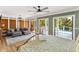 Main bedroom featuring comfortable seating and easy access to the outdoor pool area at 3301 Palm Blvd, Isle of Palms, SC 29451