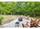 Backyard fire pit seating with room for friends and Gathering at 3361 Olivia Marie Ln, Johns Island, SC 29455