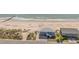 Aerial view of a beach house community with stunning ocean views and beach access at 412 Palmetto Blvd, Edisto Island, SC 29438