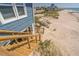 Beachfront home with direct beach access via stairs at 412 Palmetto Blvd, Edisto Island, SC 29438