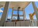 Outdoor shower on a beach house, perfect for rinsing off after a swim at 412 Palmetto Blvd, Edisto Island, SC 29438