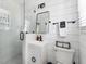 Stylish bathroom features a glass-enclosed shower, modern vanity, and sleek fixtures at 4503 Overbrook Ave, North Charleston, SC 29405