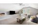 Spacious bonus room with carpet, tv and cozy seating for Gathering fun at 501 Willow Branch Way, Mount Pleasant, SC 29464