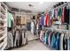Well-organized walk-in closet with ample storage and clothing racks at 501 Willow Branch Way, Mount Pleasant, SC 29464