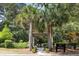Community area with pavilion, tables and sign for the Habcaw Creek community at 501 Willow Branch Way, Mount Pleasant, SC 29464