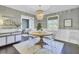 Charming dining room with stylish decor, including modern sideboard and view to a serene sitting room at 5029 Victoria Ave, North Charleston, SC 29405