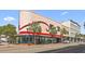 Unique building on city street with red accent and trees for character at 517 King St # 13, Charleston, SC 29403