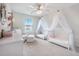 Charming bedroom with two twin beds, a crystal ceiling fan, and a sitting area, perfect for  at 533 Richfield Way, Summerville, SC 29486