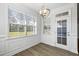 Bright breakfast nook features large windows and access to the backyard at 603 Yellow Leaf Ln, Summerville, SC 29486