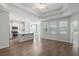 Bright, open-concept kitchen with stainless steel appliances and a center island at 603 Yellow Leaf Ln, Summerville, SC 29486