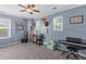 A charming bedroom with ample natural light, ideal for hobbies and relaxation at 606 Knowledge Dr, Ladson, SC 29456