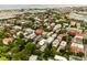 Areal view of the homes in the city, with many trees surrounding the neighborhood at 62 Society St, Charleston, SC 29401