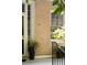 Exterior detail of a home featuring plants and windows, showcasing classic architectural style at 62 Society St, Charleston, SC 29401