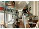 Bright storage room with shelving, storage boxes, and lots of items at 62 Society St, Charleston, SC 29401