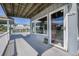 Spacious outdoor deck area, great for enjoying the ocean breeze and neighborhood views at 625 Ocean Blvd, Isle of Palms, SC 29451