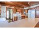 Efficient kitchen with wood-beamed ceiling and plenty of counter space at 625 Ocean Blvd, Isle of Palms, SC 29451