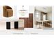 Dining room design with white stone table, black legs, and tan chairs at 63 Montagu St, Charleston, SC 29401