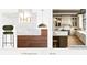 An inspiration image showcasing a modern kitchen with stainless steel appliances and stylish barstool at 63 Montagu St, Charleston, SC 29401