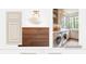 Bright laundry room featuring white cabinets, modern washer and dryer, and stylish lighting at 63 Montagu St, Charleston, SC 29401