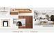 Living room design with white sofa, fireplace, and hardwood floors at 63 Montagu St, Charleston, SC 29401