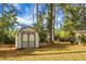Backyard shed at 702 Minus St, Saint George, SC 29477