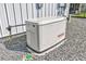 Close up of Generac generator with gravel surround at 733 Oakridge View Trl, Ridgeville, SC 29472