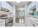 Kitchen view of dining area and stainless steel appliances at 7965 Edgebrook Cir # F, North Charleston, SC 29418