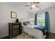 Cozy bedroom with bright window, beverage center, and comfortable decor at 849 Bibury Ct, Charleston, SC 29414