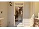 Inviting entryway featuring a Ring doorbell and a view into the home's interior at 849 Bibury Ct, Charleston, SC 29414