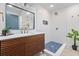 Modern bathroom featuring sleek vanity, walk-in shower, and contemporary fixtures at 103 Sylvan Ter, Summerville, SC 29485