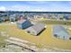 A high angle view of new homes with landscaped yards in a Primary-planned community at 107 Pescaro Ln, Summerville, SC 29486