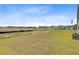 A spacious backyard featuring lush green grass with serene community views, providing an ideal space for outdoor activities and relaxation at 107 Pescaro Ln, Summerville, SC 29486
