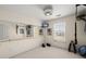 Home gym with ballet bar, mirror and television to watch while working out at 1087 Clearspring Dr, Charleston, SC 29412