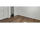 Bedroom features laminate wood flooring and white molding at 110 Mapperton Ct, Summerville, SC 29485