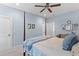 Comfortable bedroom with a four-poster bed, soft lighting, and neutral tones for a relaxing atmosphere at 112 Berkshire Dr, Wando, SC 29492