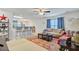 Bright living room with lots of natural light and view of the breakfast bar and kitchen at 121 Keaton Brook Dr, Summerville, SC 29485