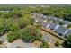 Aerial view of a neighborhood highlighting the location of the property at 1224 Decoy Ct, Mount Pleasant, SC 29464