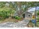 Inviting exterior view of home with gray siding, mature tree, and well-maintained landscaping at 1224 Decoy Ct, Mount Pleasant, SC 29464