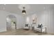 Bright living room features recessed lighting, hardwood floors, and stylish decor at 1228 Penny Cir, Mount Pleasant, SC 29464