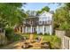 Backyard with a patio, fire pit, and chairs for relaxing outdoors at 1483 Harborsun Dr, Charleston, SC 29412
