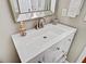 Bright bathroom featuring a white vanity with sleek chrome fixtures at 1634 Pin Oak Cut, Mount Pleasant, SC 29466