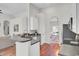 Cozy kitchen with modern countertops, stainless steel appliances, and views of dining and living areas at 1634 Pin Oak Cut, Mount Pleasant, SC 29466