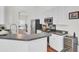 Bright kitchen with stainless steel appliances and modern cabinets at 1634 Pin Oak Cut, Mount Pleasant, SC 29466
