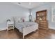 Comfortable bedroom features a queen bed, stylish decor, and natural light at 1658 Pierce St, Charleston, SC 29492