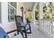 Relaxing porch with comfortable rocking chairs, ideal for enjoying peaceful moments at 1658 Pierce St, Charleston, SC 29492